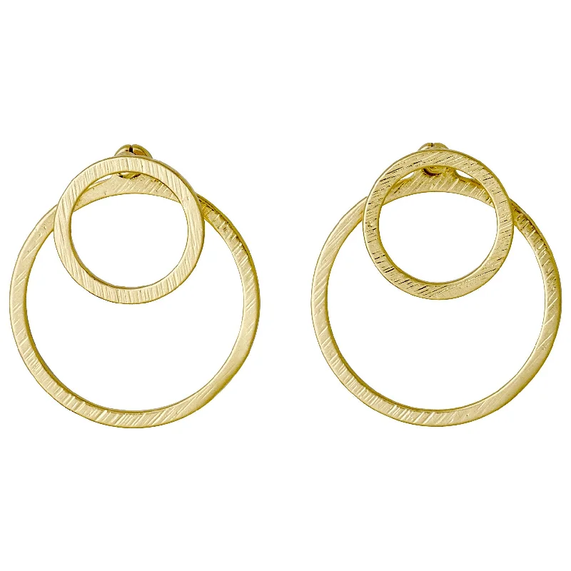 charm earrings for women -ZOOEY 2-in-1 earrings gold-plated