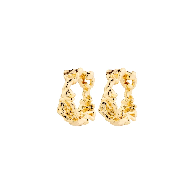 glamorous earrings for women -TRUST earrings gold-plated