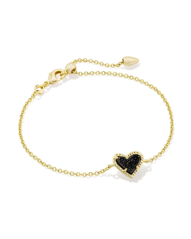 boho bracelets for women -Kendra Scott Ari Heart Delicate Chain Bracelet