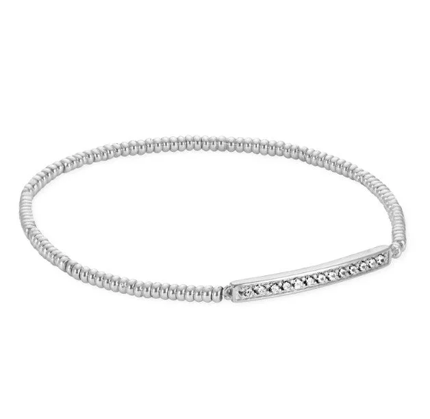 simple silver bracelets for women -Kendra Scott Addison Stretch Bracelet