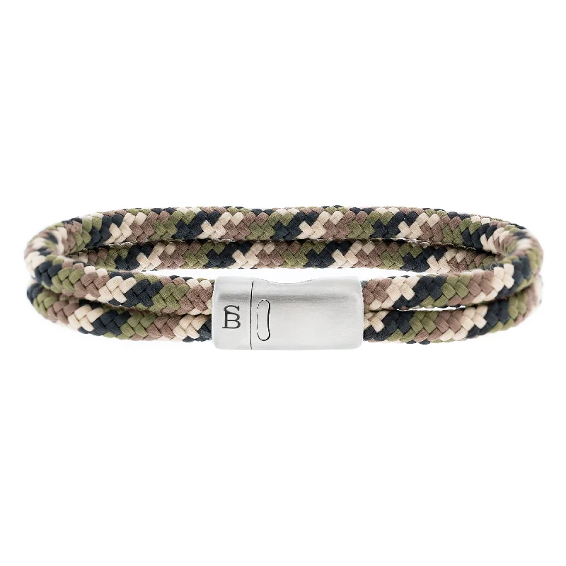 charm bracelets for women -Lake Rope Bracelet Camouflage