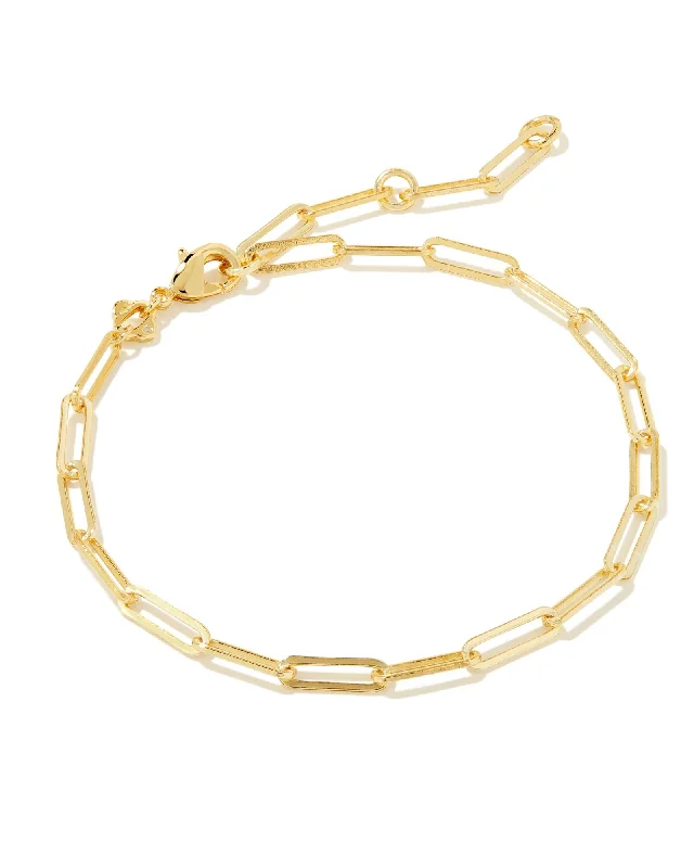 trendy bangles for women -Kendra Scott Courtney Paperclip Bracelet