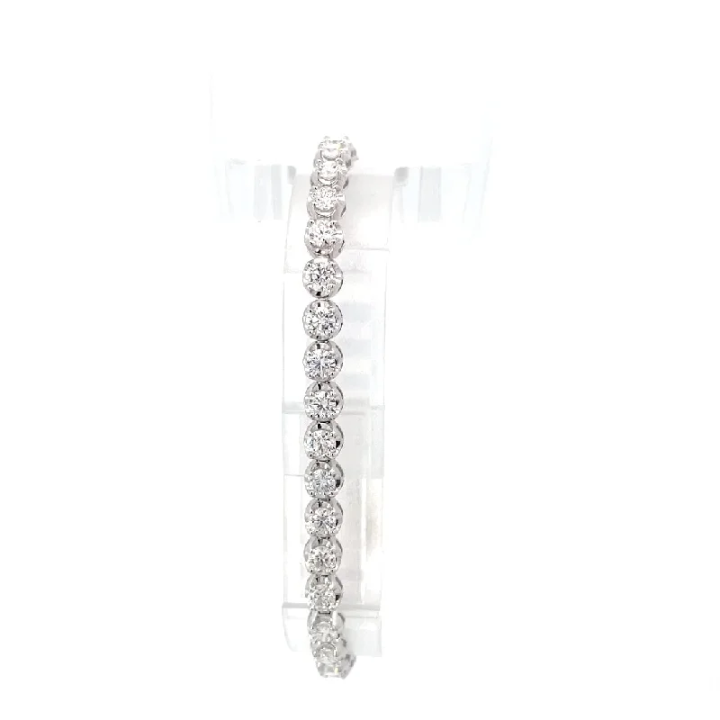 braided bracelets for women -Lab Grown Diamonds Bracelet