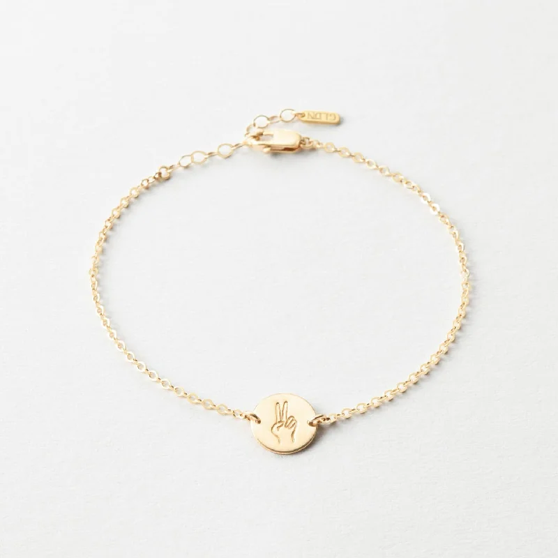 luxury bracelets for women -Hand Gestures Bracelet