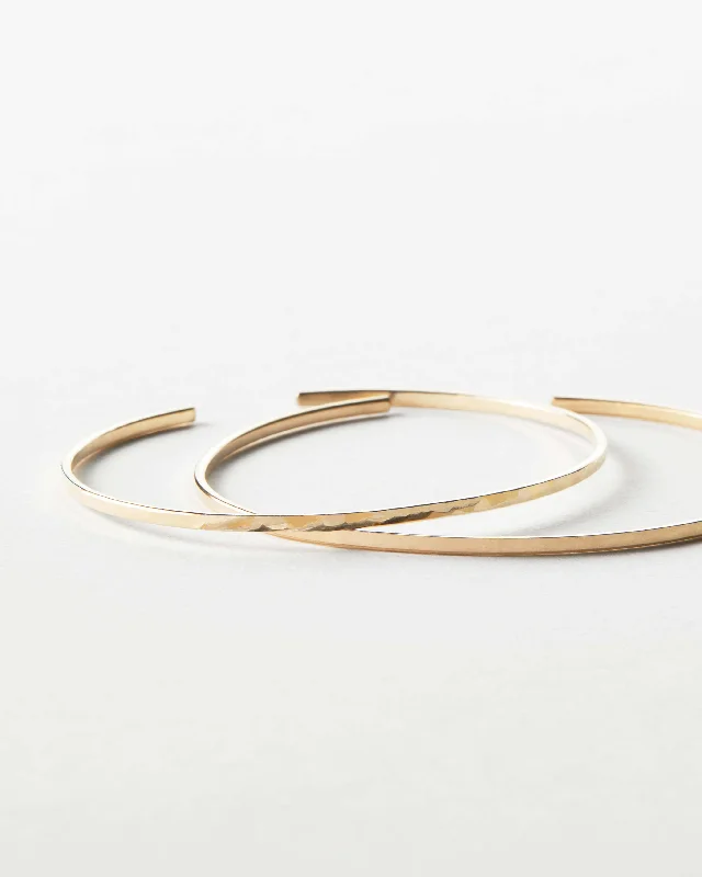 sterling silver bracelets for women -Thin Cuff Bracelet