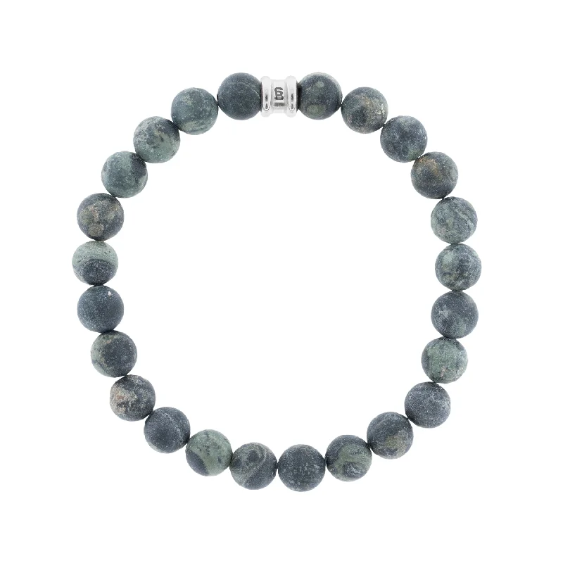 personalized bracelets for women -8mm Round Gemstone Bracelet Matt Kambaba