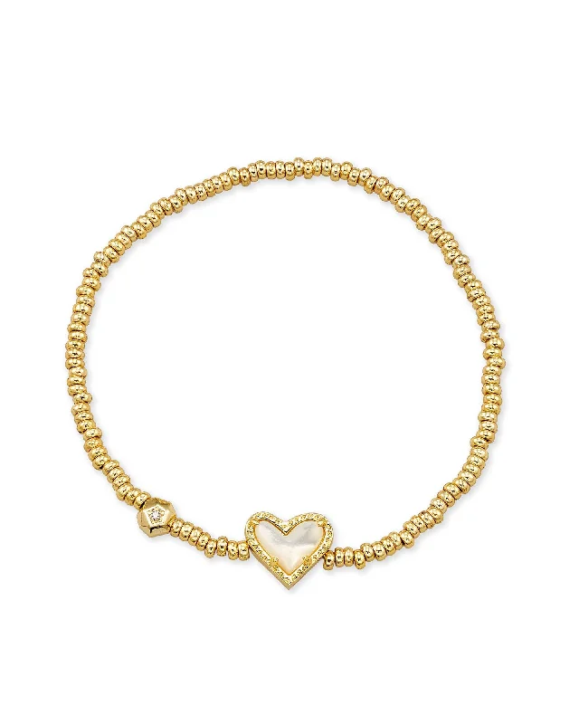 friendship bracelets for women -Kendra Scott Ari Heart Stretch Bracelet